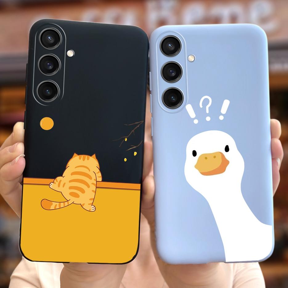 For Samsung Galaxy S24 5G Case S24 Plus New Fashion Cartoon Cover Soft Silicone Phone Case For Samsung S24 Ultra S 24 S24+ Shell