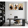 3Pcs Modern Minimalist Wall Art Abstract Geometric Wall Decor Pictures Painting Color Line Posters Prints Aesthetic Room Artwork for Office Bedroom