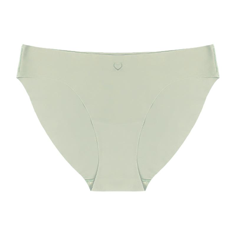 Damskie Majtki Trójkątne Plus Size, Wiosna i Lato, Seksowne, Oddychające, Jedwab Lodowy, Wysoka Bawełna Wiosenna, Krocze Bez Oznakowania, Niski Stan