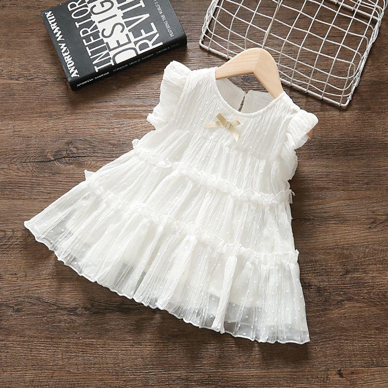 Adorable Infant Girls Fluffy Puffy Princess Tutu Dress Toddler Little Girls Sweet Birthday Party Photo Shoot Casual Elegant Puffy Dress