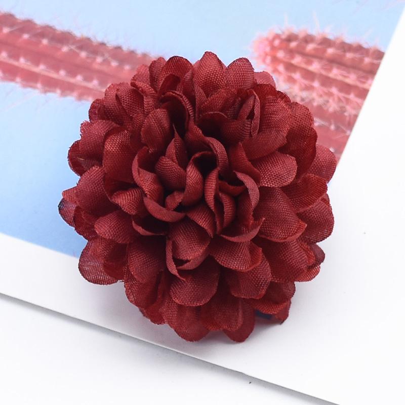 30Pcs Artificial Flower Pingpong Chrysanthemum for Wedding Wall Christmas Home Decoration Diy Gift Wreath Hot Sales High Quality