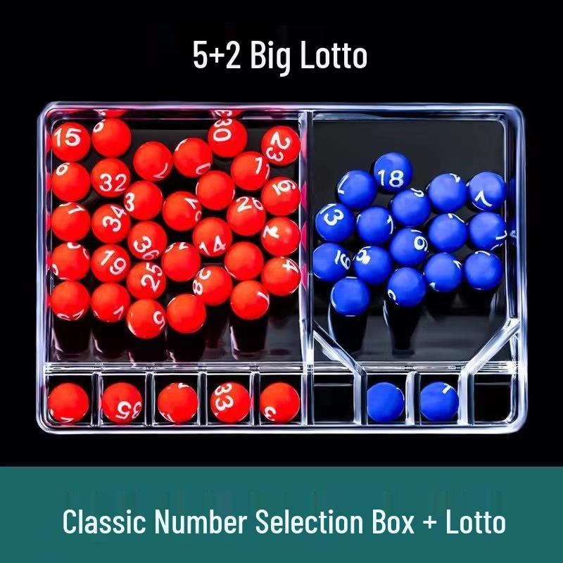 Classic Double-Color Ball Lotto Number Selector