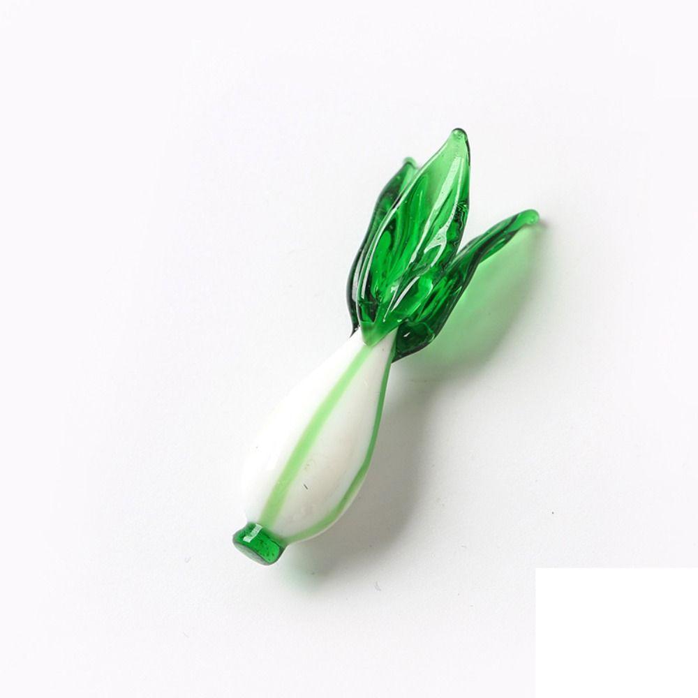 

Bonsai Decor Multi Styles Kid Toy Mini Statues Desktop Ornaments Glass Crafts Vegetable Figurines cabbage