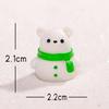 Christmas Simulation Cute Snowman Micro-landscape Car Decoration, Resin Craft Decorative Small Decoration Accessories