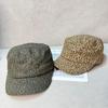 Medieval retro leopard print series cloth hat women's spring and summer sunscreen sunshade INS Kusa women's military hat