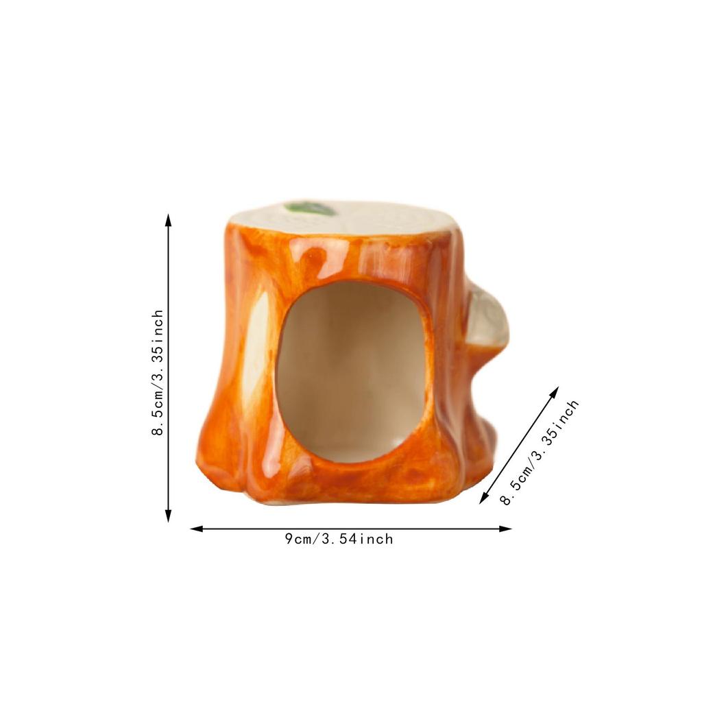 Ceramic Hamster House Decorative Small Animal Cave for Rats Small Pets Mouse