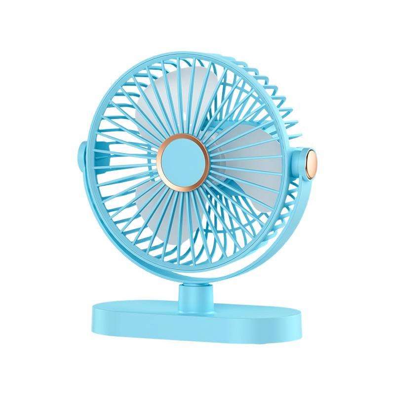 Portable Rechargeable Mini Desktop Fan for Home, Office, Dorm, and Outdoor Use