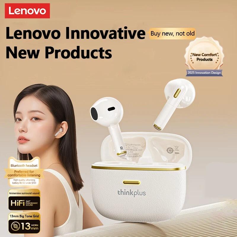 Original Lenovo LP22 Pro TWS Drahtlose Bluetooth 5.4 Kopfhörer HiFi Sound HD Anruf Gaming Musik Ohrhörer Lange Ausdauer Kopfhörer mit Mikrofon