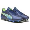 Puma King Ultimate FG/AG Low Football Shoes Women Football Shoes Blue Green 107565-02