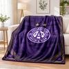 Austria Wien FC Printed Flannel Blanket Warm Comfort Bed Throw For Indoor Home Decoration