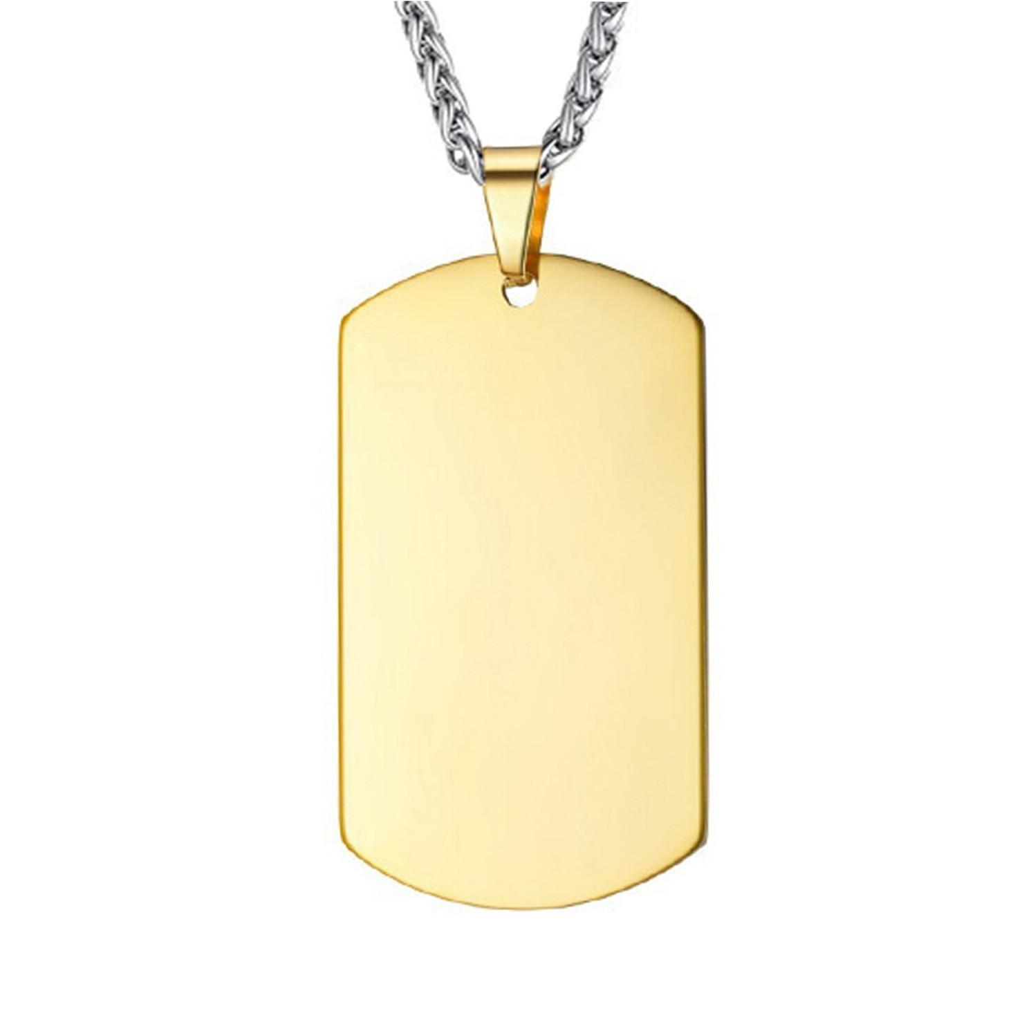 

Мужская и женская мода DIY персонализированные ожерелья индивидуальные памятные подарки One Size