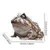 Frog Figurine Landscape Funny Animal Sculpture for Patio Countertop Tabletop