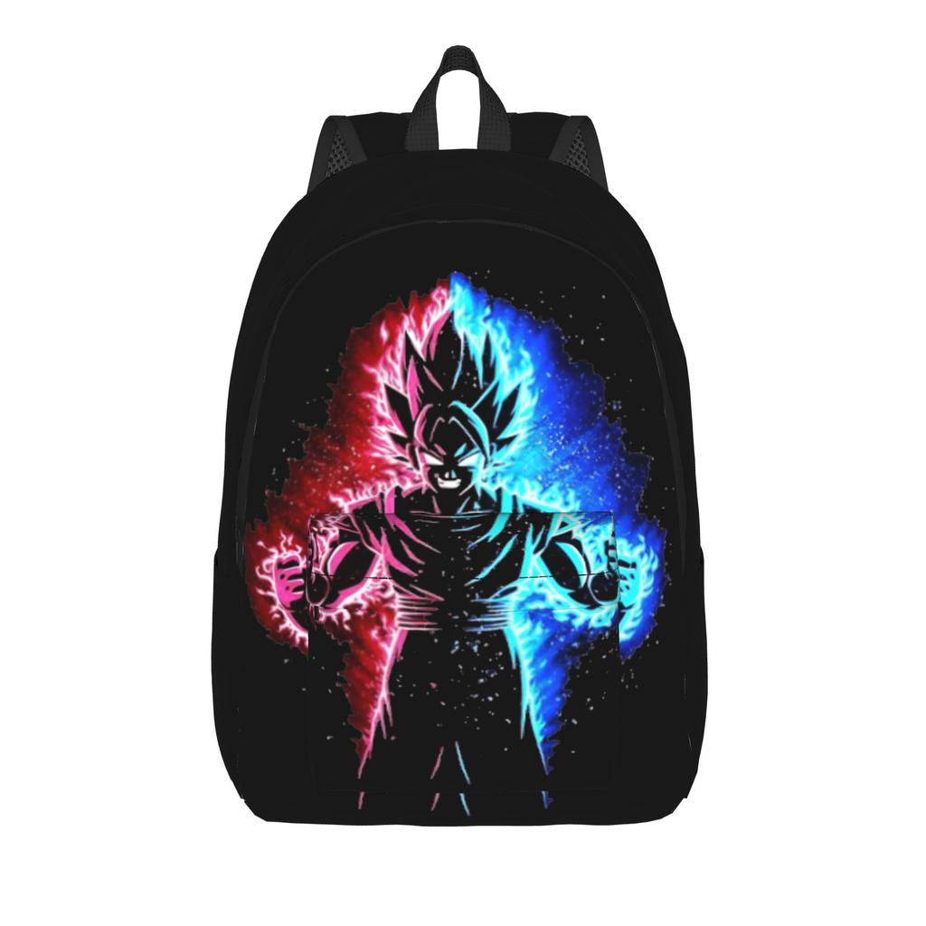 DBZ Goku Pattern Teenage Backpack Gift High School Hiking Travel Daypack for Men Women College Shoulder Bag