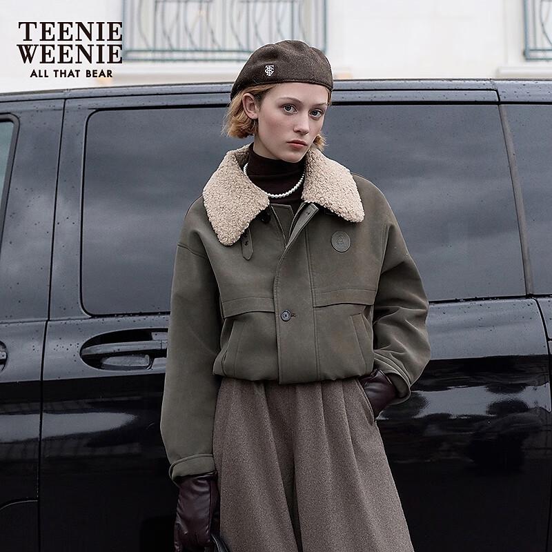 

Женская стеганая куртка Teenie Weenie со съемным воротником из искусственной овчины S