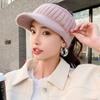 Knitted Baseball Cap Earmuffs Ear Protection Hat Warm Running Beanie  Autumn And Winter