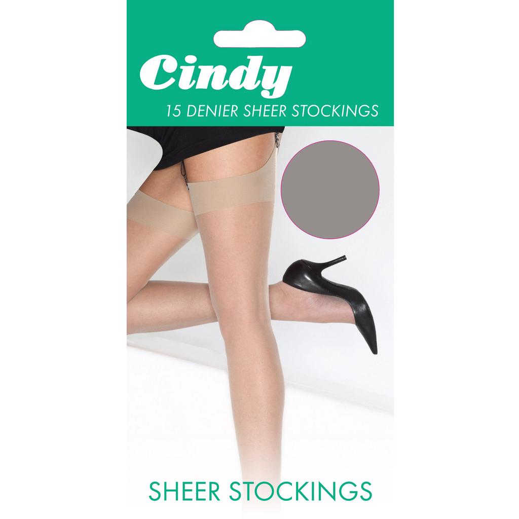 Cindy Transparente 15-Denier-Strümpfe für Damen/Damen (1 Paar)