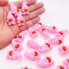 5Pieces Valentine Day Craft Beads 30mm Valentine Dwarf Silicone Beads for Bracelet Necklace Jewelry Making Art Craft