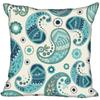 Invisible Zipper Throw Pillowcase Famous Art Floral Home Decor Satin