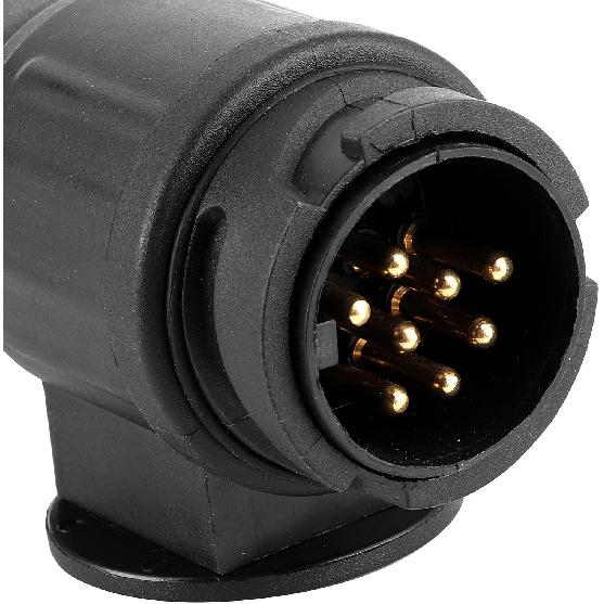 Trailer Truck Electric Adapter Converter Trailer Connector European 13?Pin to 4?Pin Taillight Circuit Wiring Adapter Plug and Play, Trailer winch
