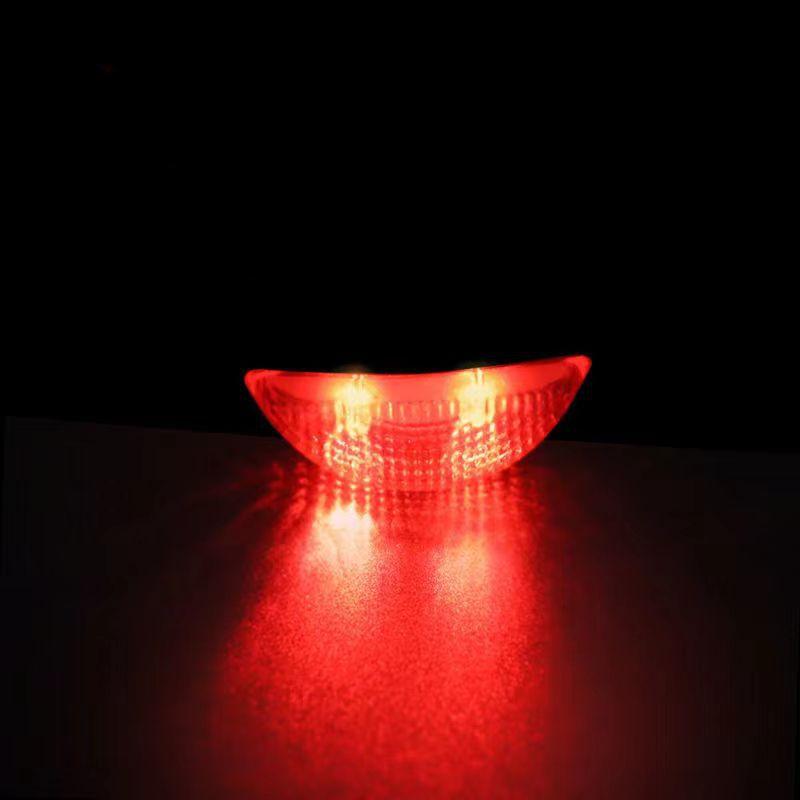 Bicycle Solar Taillight 2LED Does Not Need To Be Charged. Night Riding Warning Light Mountain Bike Riding Equipment Bicycle Accessories.
