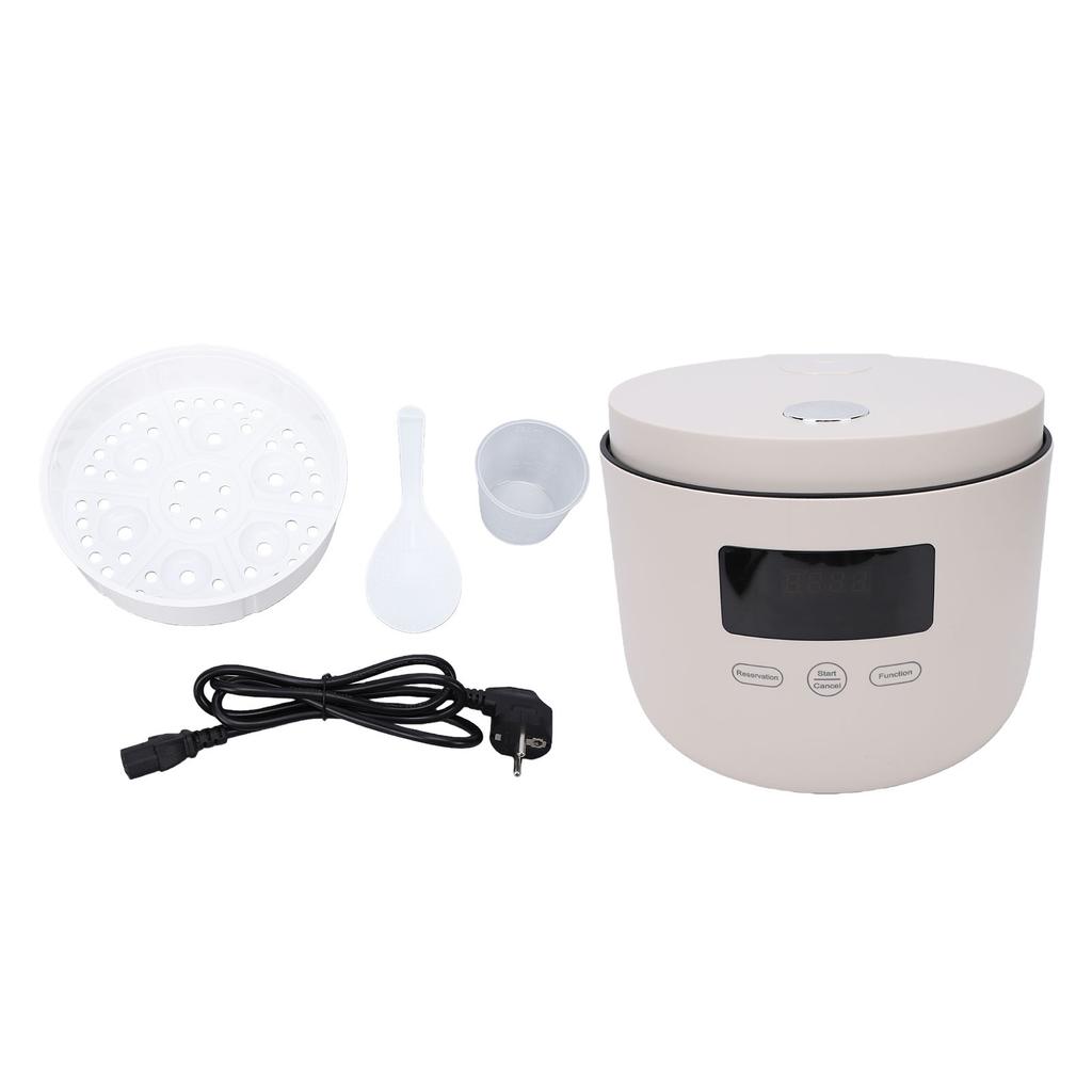Rice Cooker Non Stick Electric Hot Pot with Steaming Basket Portable Multifunctional Cooking Pot for Ramen Noodles