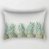 30*50cm Tropische Blume Pflanzenmuster Gedruckter Dekorativer Kissenbezug Schlafzimmer Wohnzimmer Zuhause Rechteckiger Kissenbezug Kissen