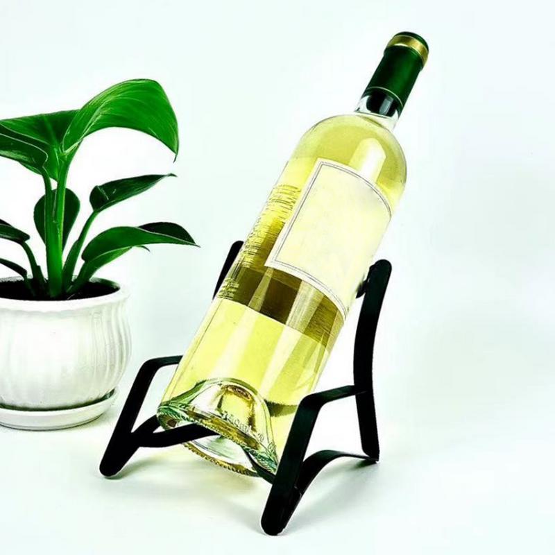 Metal Wine Display Holder Organizer Chair Shape Wine Racks Strong Load-Bearing Wine Bottle Rack for Dining Table Display Rack