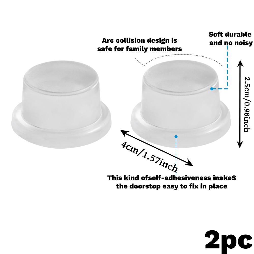 Nálepky proti kolizi kliky dveří, silikonové tiché podložky, nálepky na dveře, zarážky dveří, nálepky na dvířka skříněk a zadní stěnu