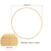 6/8/12pcs Wooden Bamboo Floral HoopCraft Rings for DIY Wedding Wreath Decor Dream Catcher and Hanging Crafts