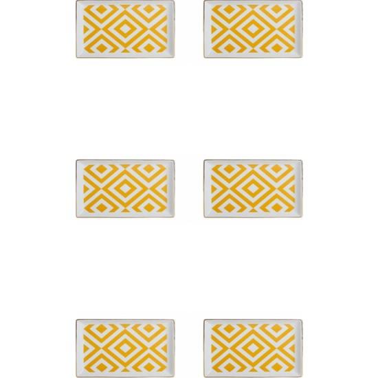 

Желтая тарелка для завтрака Porland, Марокко, 18 см, 6 шт. 04AP018779