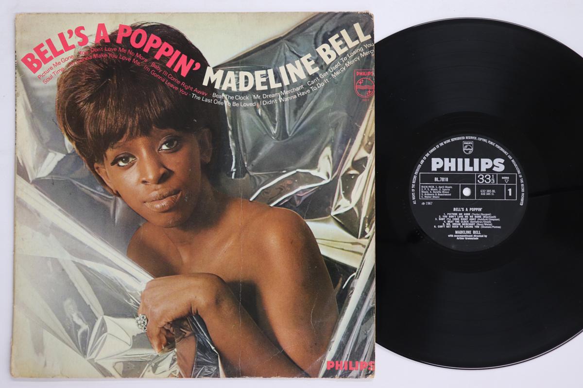 

LP Record MADELINE BELL Bells A Poppin BL7818 PHILIPS 1967 UK SoulFunk Used