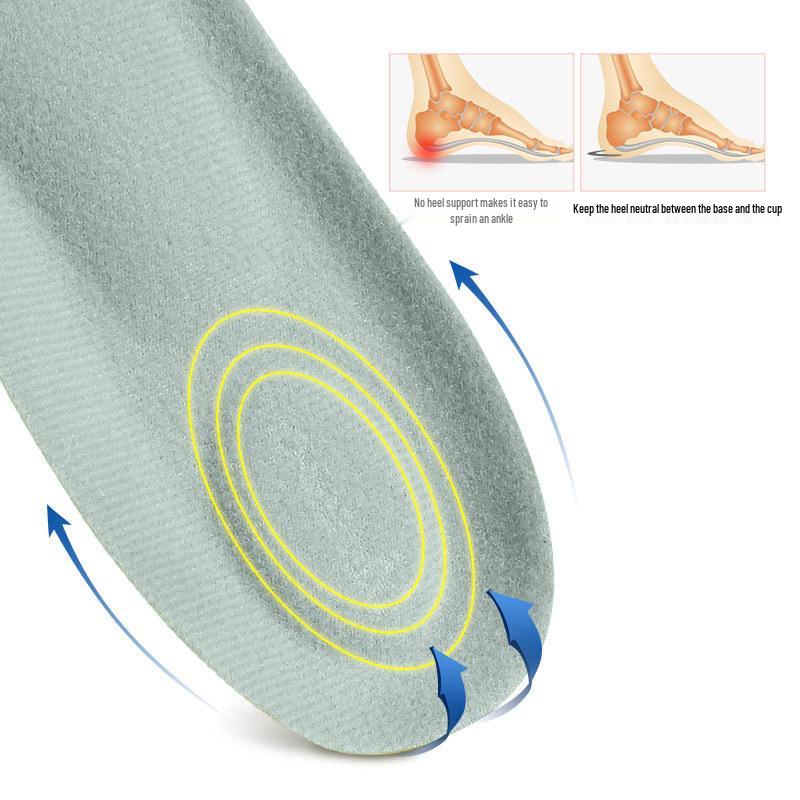 Unisex Soft Shock-Absorbing High Elasticity Sports Insoles for Basketball, Running, Training, and Casual Use