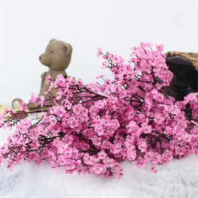 Artificial Flowers Baby's Breath Cherry Blossoms Gypsophila Fake Flowers Branch Wedding Home Decoration Flower Arrangement