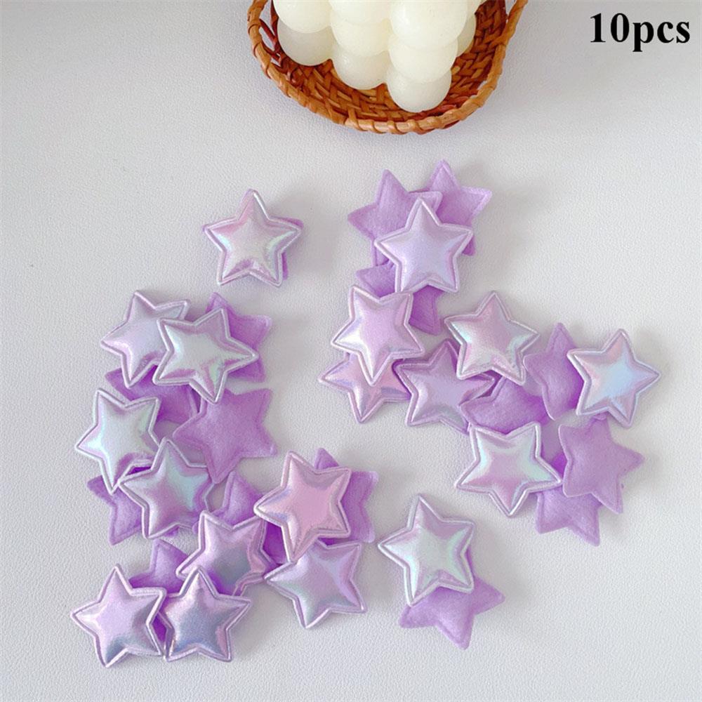 10pcs Card Cover Decorative Accessories Materials Five-Pointed Star Accessory DIY Gift Decoration Packaging Girl Heart Cute