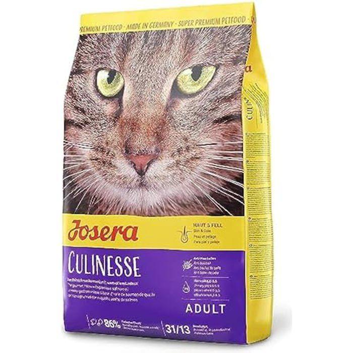 Croquettes pour chat - JOSERA - Culinesse - Saumon - Huile de saumon - Super Premium 400g