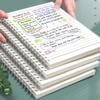 Multifunctional A5/B5/A4 Coil Notebook Grids/Blank/Horizontal Line Flip Over Notepad 80Sheets Diary Book Students Gift