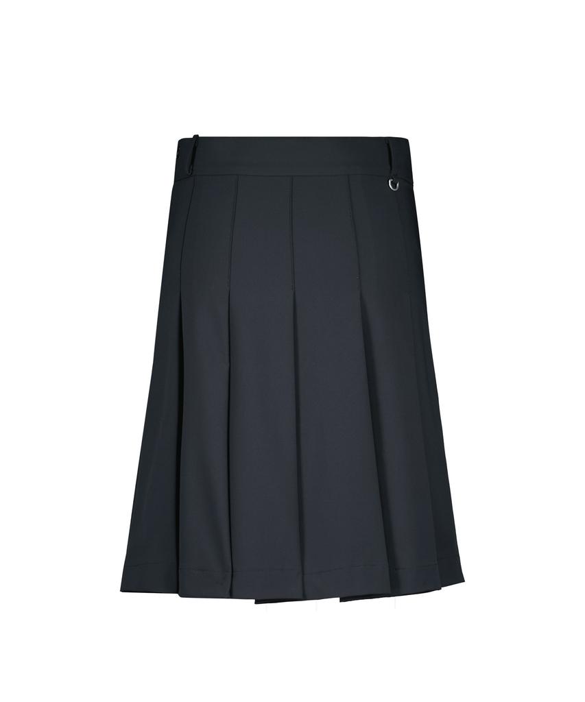 Le Sonnet Minimal Pleated Skirt Black
