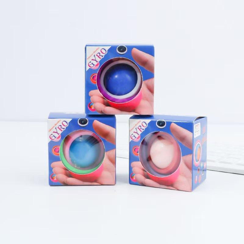 

3PCS Spinner Gyro Ball Infinite Flip Universal Rotating Calming Down Anxiety ADHD Stress Relief Fidget Finger Toys Adults Teens