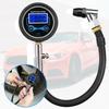 Digital Tire Inflator LCD Display Tire Pressure Gauge 3-200PSI Car Tire Air Pressure Inflator LED Backlight for Motorcycle Bike