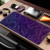 Vórtice de Línea Abstracta Morada Alfombrilla Antideslizante para Ratón Alfombrilla para Teclado y Ratón Alfombrilla para Ordenador Portátil Accesorios de Escritorio Alfombrilla para Consola de Juegos oficina