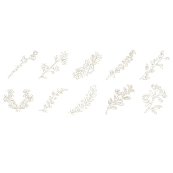 10Pcs/Set Scrapbooking Pad Lace Pattern Easy To Use Lightweight Craft Material Journaling Paper for Home