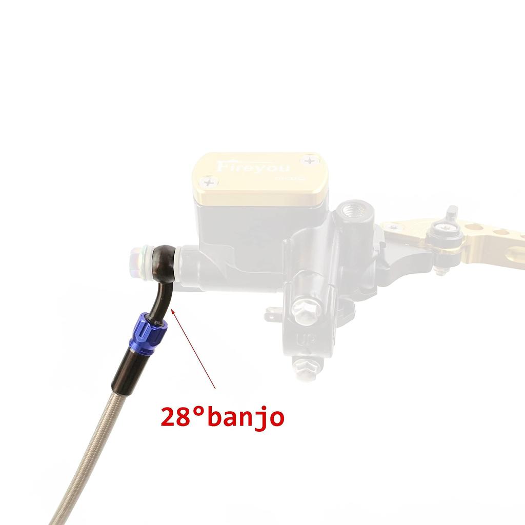 Fireyouracing Motorcykel Bremse slange Banjo Fittings Kun M10, til Motorcykel