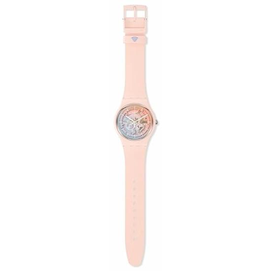 Swatch FLEETINGLY PINK PAY Wristwatch SO32P103-5300 Pink