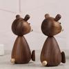 Figurine din lemn de urs brun din Danemarca pentru decorarea casei
