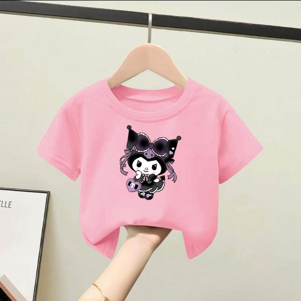 

Children s T-shirt, round neck short sleeved soft and comfortable fabric 140