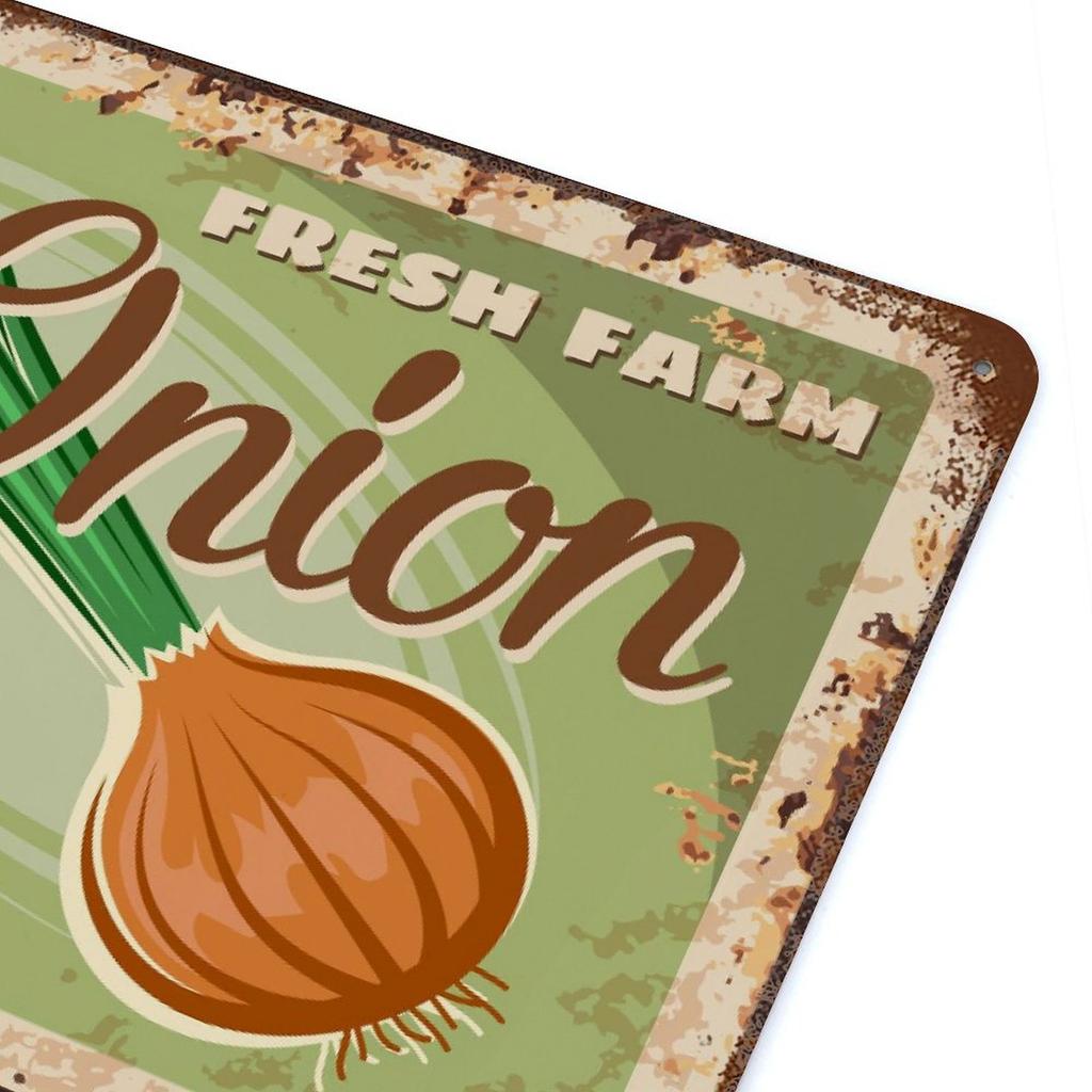 1 Pack Vintage Industrial-style Metal Signage, Distressed Aged Look, Decorative Display for Bar Café Home Kitchen or Living Room