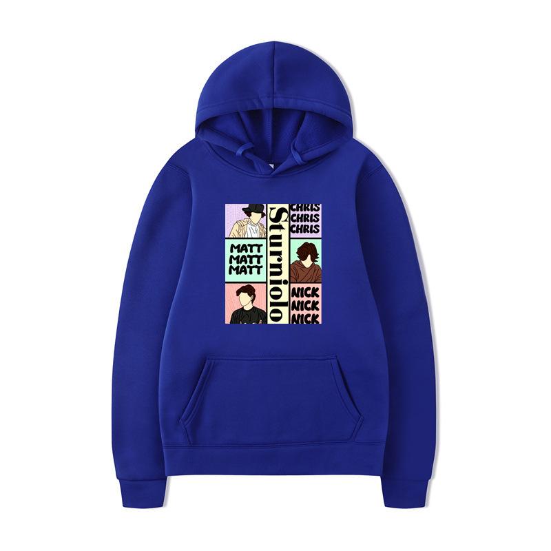 Sturniolo Drillinge Hoodies Herren Damen Kreatives Design Bedruckter Hoodie Marke Y2K Kleidung Vintage Unisex Langarm Pullover