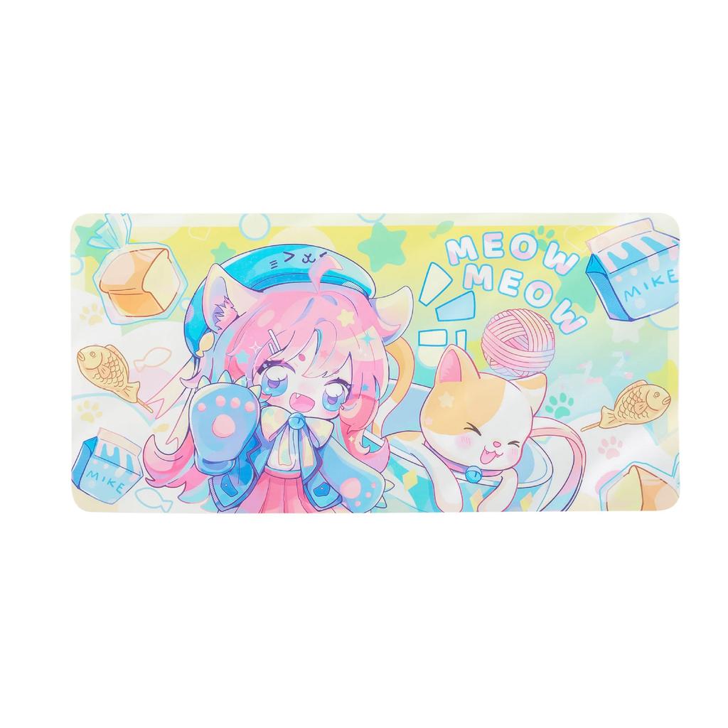 Laptop Mousepad Cute Kawaii Anime Girl Deskmat Long Table Mat Teen Girls Bedroom Student Placemat Keyboard Mat Large Mouse Pad