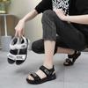 Sports sandals flat-soled fairy wind ins tide 2025 new summer Korean version casual Velcro beach shoes