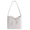 Summer new niche texture bucket bag women's versatile fashion underarm shoulder bag bow bag